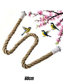 1 Parrot Toy, Climbing Rope Design, Freely Changing Birdcage, Stand Pole, Stuffiness Relief Supplies, Decoration And Layout, Stand Frame, Peony, Tiger Skin, Xiao Tai, Shang Xuanfeng, Etc - Brown - View 4