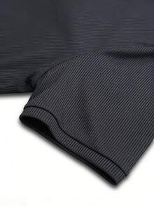 Gym Rark Men's Regular Fit Short Sleeve Casual Summer Versatile Sports Polo Shirt, Gym - Black - View 6