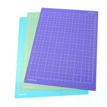 8.5x12 英寸切割垫 - 高精度防滑垫，适用于 Silhouette Cameo、乙烯基切割和工艺品制作，自愈表面可保护工作台 - 网状粘合防滑切割垫，适用于工艺品制作、拼布、缝纫、剪贴簿制作和所有艺术创作，非常适合 DIY 工艺品和纸雕，保护您的工作台面 - 均碼 - 查看 7