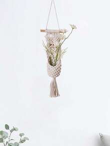 Creative Dried Flower Mesh Bag DIY Floral Decoration Nordic Style Woven Wall Hanging Mesh Bag - Multicolor - View 3