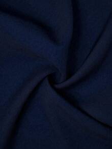 HUEFORM Men's Anti-Wrinkle Solid Color Loose Drape Casual Wide Leg Pants - Navy Blue - View 5