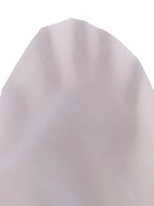 少女两件套：白色无袖罗纹针织开衫，饰有珍珠纽扣；搭配同款罗纹针织波浪边短裤，适合日常外出、旅行、聚会、派对等场合。 - 白色 - 查看 6