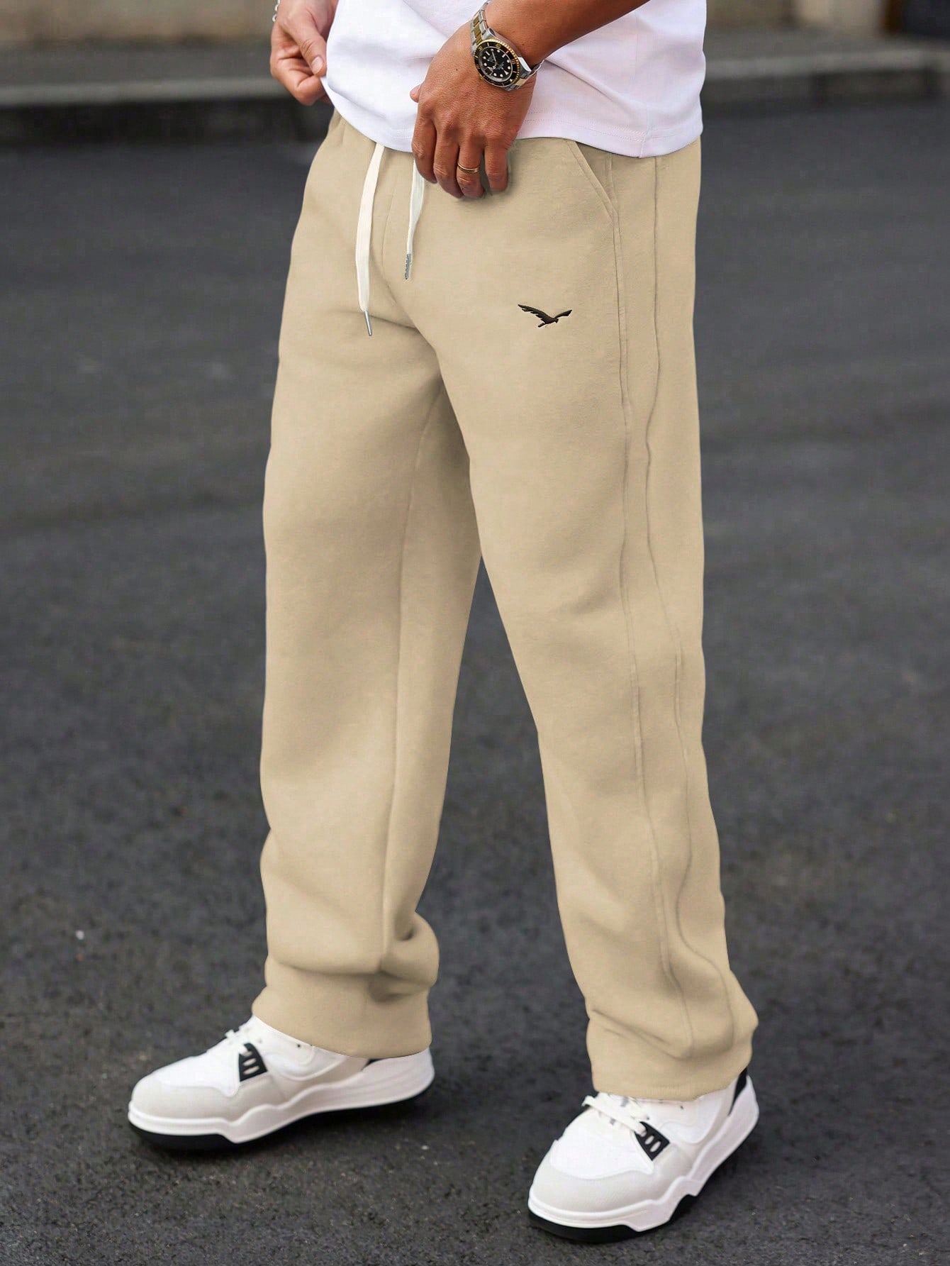 Manfinity Homme بنطلون رياضي كاجوال للرجال كبار ال...