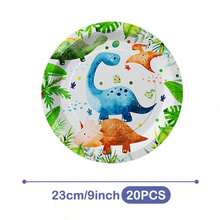 Jungle Roaring Dragon Disposable Plates, Napkins And Cups Set, Serves 20 Guests. This Disposable Party Set (Including Plates, Napkins And Cups) Is Perfect For Birthday Parties, Weddings And Family Picnics. - View 10