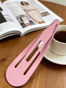 Joivida 1个可爱卡通超大发夹，创意趣味拍照道具，包包挂饰，礼品发夹 - 多色 - 查看 4