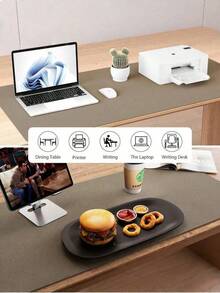 1pc/2pcs Large Size Dual‑Sided Leather Cork Anti‑Slip Wear‑Resistant Multicolor Desk Mat Desk Protector Mouse Pad Writing Pad For Office Home Coffee Table Study Decor - various - View 5