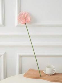 1/3/5 bông hoa loa kèn Anthurium nhân tạo (màu hồng) dùng trang trí bàn tiệc cưới, văn phòng, khách sạn, nhà cửa. - Hồng - Xem 7