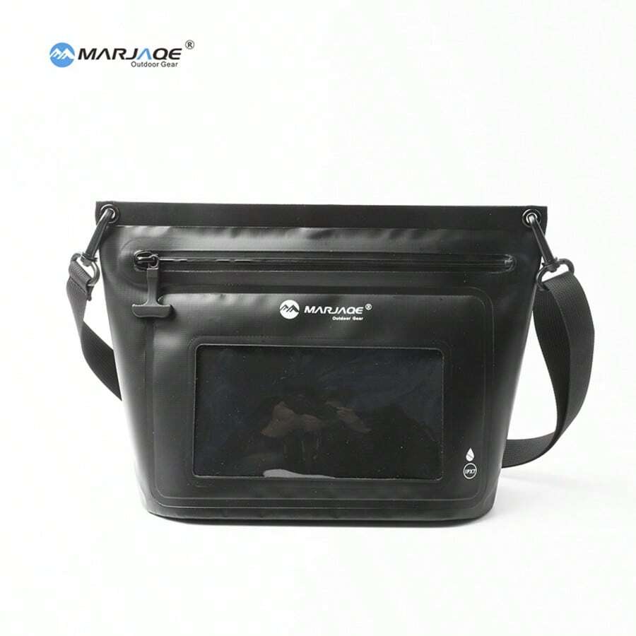 Waterproof Dry Bag With Touch Window - Airtight Zipper Crossbody Bag For Swimming, Diving, Beach & Outdoor Activities - Multicolor - View 1