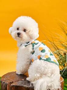 PETSIN 1 pieza Chaleco universal para mascotas (gatos y perros) con estampado lindo de cactus - Multicolor - Ver 8