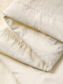 Livesso Women's Casual Loose Fit Turtleneck Regular Jacket - Beige - View 7