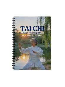 1pc Tai Chi Themed Planner, Spiral-Bound Notebook, Perfect Gift For Tai Chi Enthusiasts Suitable For Study Office Work And Back-To-School Season - multicolor - View 3