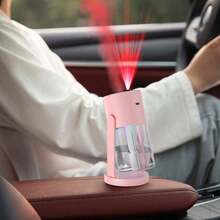 CL28 Rotating Starry Sky Projection Humidifier – USB Powered Cool Mist Humidifier With Colorful LED Lights, 280ML Water Tank For Desktop, Car, Home & Office (ABS + PP Material) - multicolor - View 4