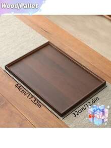 A Bamboo Tray, Serving Tray, Tea Tray - Brown - View 11