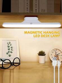 Teckwe 1pc/2pcs USB Rechargeable Battery Powered Makeup Mirror Light, Eye-Caring Desk Lamp, Reading Light, Adjustable Color & Brightness, Adjustable Angle, Wireless Makeup Light For Bathroom Mirror(Equipped With A Single 1200mAh Lithium Battery The Shipment Does Not Include A Charging Cable.) - Mirror Light - View 7