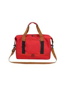 女士旅行手提包 大容量 周末旅行 过夜行李 可套在手提箱上 配有可拆卸肩带 防水 轻便 适合健身、游泳、瑜伽、徒步、运动 随身携带 - 彩色 - 查看 16