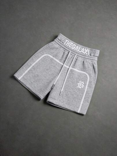 STYNVO Men's Casual Sports Letter Print Drawstring Waist Shorts, Summer Gym Shorts Mens Shorts Athletic Shorts Grey Shorts Shorts With Logo