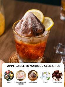 1pc Silicone Ice Cube Mold - Grey - View 6