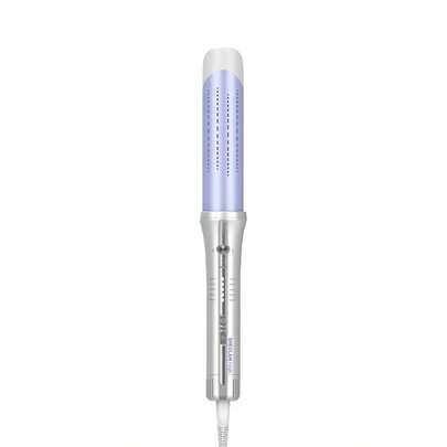 SHEGLAM HAIR One Touch Airflow Styler Pro-32mm Silver-Purple,Cool Air Auto-Rotating Curling Iron,5 Min Quick Styling,360° Cooling Airflow One Touch Operation Long-Lasting Results,5 Temps & Anti-Scald,Auto Off Dual Voltage For Medium-Length Hair & Long Hair & All Hair Types- UK Plug Birthday Gift Holiday Pink Vibe Makeup Travel School Festivals Rose Present Girl Charm Hair Care Mother's Day Fancy Fashion Rave Party