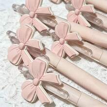 1/10 chiếc Bút bi gel kiểu INS mới, có nơ và hoa, ngòi ST, chất lượng cao, viết trơn tru, quà tặng dễ thương cho học sinh, thích hợp cho trường học và sử dụng hàng ngày. - Nhiều màu - Xem 4