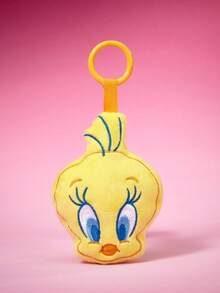 LOONEY TUNES X SHEIN 1Pc Cute Animal Plush Pendant, Exquisite Embroidery, Soft Material, With Round Keychain, There Are 4 Styles To Choose From, Which Can Be Hung On Bags And Keys. - Multicolor - View 8