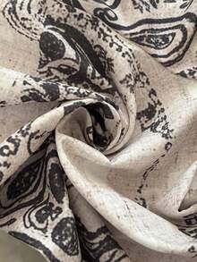 Franclia 女士休闲佩斯利印花裤 - 彩色 - 查看 3