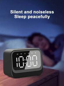 Teckwe 多功能时钟兼无线音箱，随时随地沉浸于音乐世界，尽享愉悦。内置1200mAh 3.7V电池 - 多色 - 查看 4