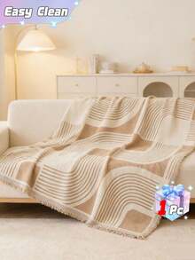 Vỏ bọc ghế sofa bằng vải chenille, phủ toàn bộ, dày dặn, đơn giản, phù hợp cho mọi mùa, vỏ bọc đệm sofa. - Màu sắc - Xem 1