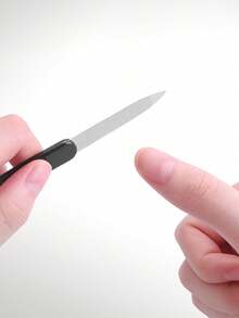 7件套灰色修甲工具套装，不锈钢指甲钳、指甲剪、指甲锉 - 灰色 - 查看 4