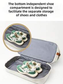 女士旅行手提包 大容量 周末旅行 过夜行李 可套在手提箱上 配有可拆卸肩带 防水 轻便 适合健身、游泳、瑜伽、徒步、运动 随身携带 - 彩色 - 查看 9