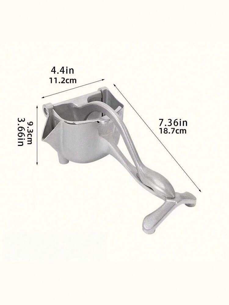 Stainless Steel Manual Juicer - Suitable For Both Commercial And Home Use, With A Sturdy Structure, Easy To Clean, No Power Supply Required, Suitable For Oranges, Grapefruits, Lemons, Apples, Berries, Vegetables And Other Fruits - An Ideal Choice For Restaurants And Home Kitchens. - Multicolor - View 3
