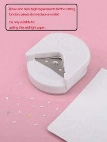 Cortador de esquinas redondeadas R4, tijeras de recorte de papel portátiles para hacer tarjetas, recortar fotos, manualidades de scrapbooking, herramienta de perforación de esquinas para artesanía, fotos, tarjetas, cuchillo de corte de arco afilado para útiles escolares, regalo de Navidad de papelería - Unitalla - Ver 8