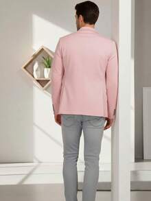Blazer Casual Busines - Rosa - Ver 4