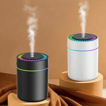 Mini Humidifier | 180mL Large Capacity USB Humidifier | 25-40mL/H High Mist Output | Quiet Operation Desktop Humidifier | Type-C Air Diffuser - multicolor - View 1