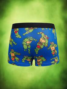 TEENAGE MUTANT NINJA TURTLES | SHEIN 忍者神龟图案男童平角内裤 - 綠色 - 查看 6