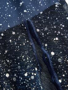 Menodora SHEIN Sport Trang phục khiêu vũ Latin chuyên nghiệp dành cho nữ - Màu xanh hải quân - Xem 8