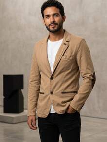Blazer Casual Busines - Marrón - Ver 1