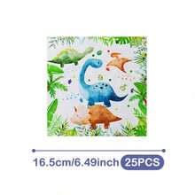 Jungle Roaring Dragon Disposable Plates, Napkins And Cups Set, Serves 20 Guests. This Disposable Party Set (Including Plates, Napkins And Cups) Is Perfect For Birthday Parties, Weddings And Family Picnics. - View 8