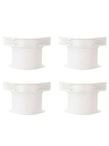 4件装新款多功能隐形床单固定器，免针夹式床罩固定器，隐形扣式床罩防移位固定器 - 彩色 - 查看 6