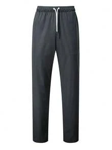 Manfinity RSRT Men's Retro Printed Shirt And Pants Set - Dark Grey - View 4