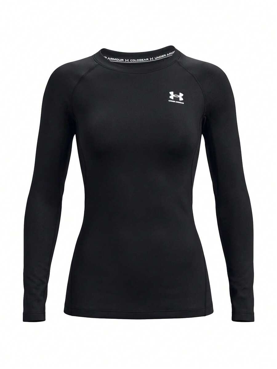 Under Armour ColdGear Authentics Women's Long Sleeve T-Shirt Black - Black - View 1