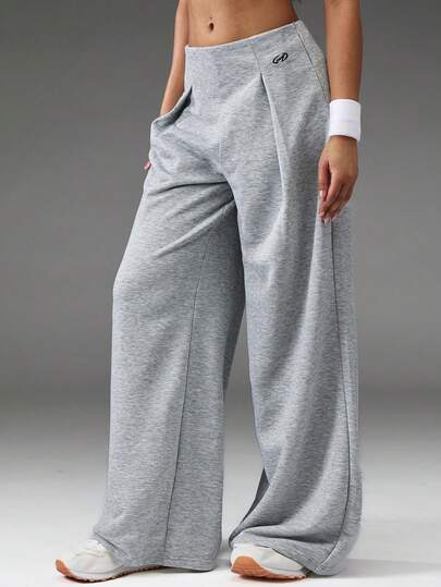 Normani Quần ống rộng xếp ly dáng suông thoải mái dành cho nữ