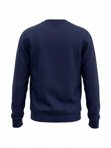 Adidas Essentials Men's 3-Stripes Sweatshir Navy Blue - Navy Blue - View 2