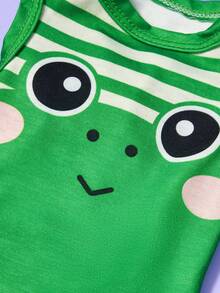 PETSIN 1pc Pet Dog/Cat Frog Cartoon Print Breathable Mesh Vest, Fits Both Cats & Dogs - Green - View 5