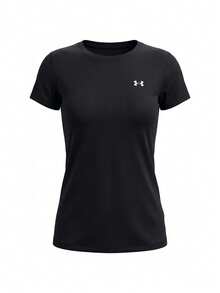 Under Armour HeatGear Women's Short Sleeve Shirt Black - Black - View 1