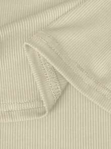 Manfinity Dauomo Men's Letter Graphic Round Neck Casual Versatile Tank Top - Apricot - View 4