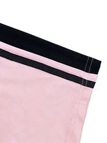 SHEIN 两件套少女舒适宽松户外街头运动风套装，粉色超大T恤+迷彩阔腿裤 - 彩色 - 查看 8