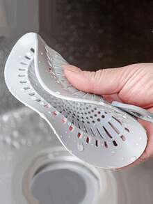 Kitchen Sink Strainer, Washbasin Hair Clogging Filter Cover, Bathroom Drain Strainer - White - View 7