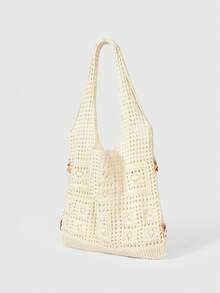 Bolsos elegantes, versátiles y con estilo, perfectos para viajar. - Bolso beige a cuadros - Ver 5