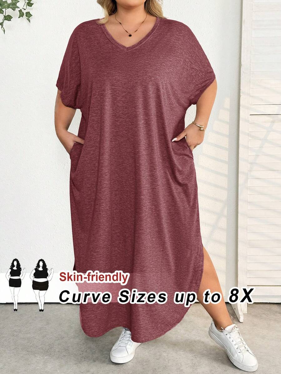 SHEIN CURVE+ Plus Size Women's Spring/Summer New Fashion Commuter ...