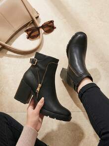 Women Ankle Boots & Booties - Black - View 2